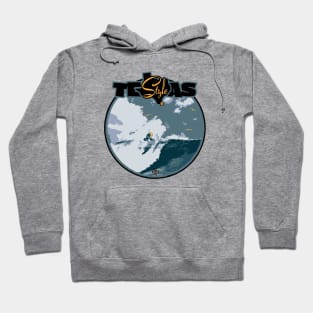 Texas-Style Surfer in neutral colors Hoodie